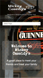 Mobile Screenshot of mickeycassidys.com